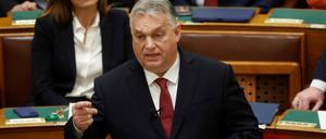Viktor Orbán im ungarischen Parlament: Er will mehr Einfluss haben, als es die Größe und die wirtschaftliche Stärke Ungarns ermöglicht.