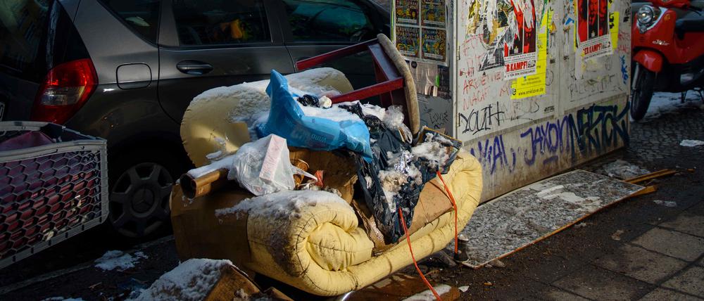 Illegaler Müll in Berlin-Neukölln