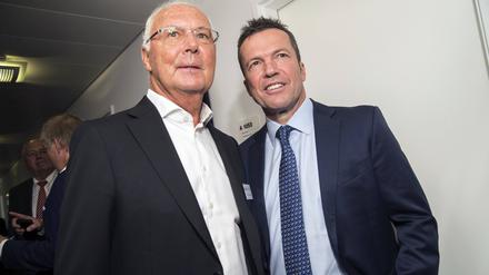 Franz Beckenbauer und Lothar Matthäus 2017.