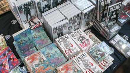 Zur Leipziger Buchmesse Ende April 2023 werden wieder zahlreiche Manga-Neuheiten erwartet, hier ein Archivbild von 2019.