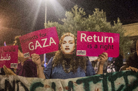 BDS-Protest in Tel Aviv. 2019. Die Bewegung gilt wegen ihren Methoden als umstritten. Foto: imago