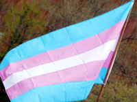 Die Transgender-Fahne. Foto: Imago