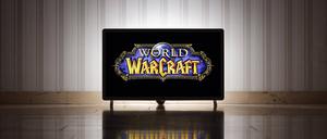 Das Logo des Online-Rollenspiels World of Warcraft.