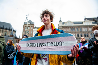 Eine Demonstration für trans Rechte. Foto: Imago/NurPhoto
