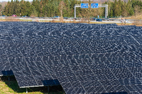 Ungenutztes Potenzial. In NRW ist es nicht möglich PV-Anlagen entlang der Autobahn zu bauen. Foto: Imago