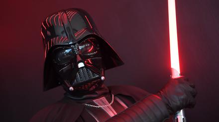 Darth Vader, der ehemalige Anakin Skywalker, auf einer Cosplay-Veranstaltung in Moskau.