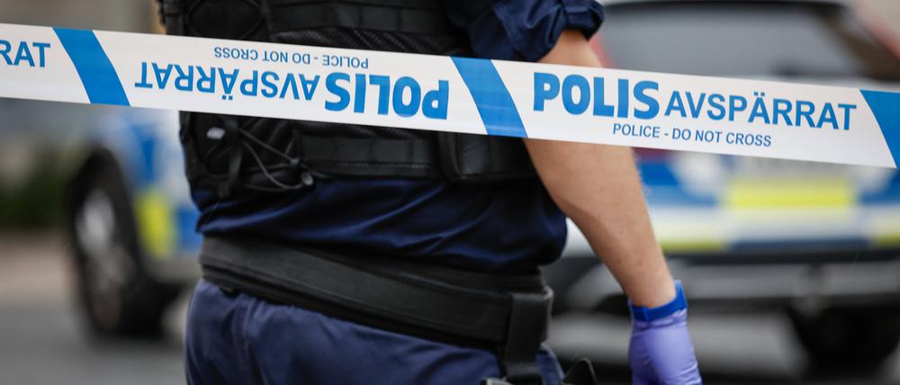 Polizeiermittlungen in Stockholm in Schweden (Symbolbild).