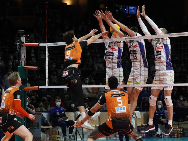 Im Jahr 2022 gelang den Volleys ein 3:2-Sieg gegen Trentino.