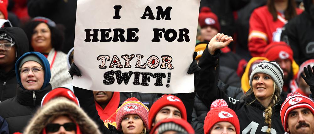 Viele Fans kommen allein wegen Taylor Swift zu den Spielen.