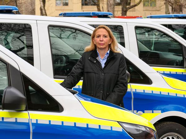 Berlins Polizeipräsidentin Barbara Slowik. 