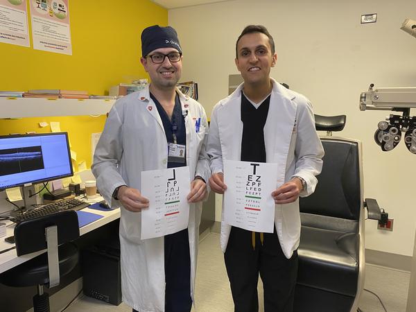 Ärzte ohne Grenzen: Christian El-Hadad (links) und sein Kollege Shaan Bhambra