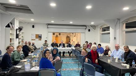 Treffen zum Interreligiösen Dialog in der Koca-Sinan-Moschee.