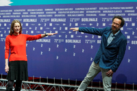 Geschäftsführerin Mariette Rissenbeek und der künstlerische Leiter Carlo Chatrian stellen das Programm der 72. Berlinale vor. Foto: REUTERS/Markus Schreiber