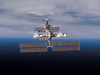 Die russische Raumfahrtbehörde sieht die ISS durch die westlichen Sanktionen beeinträchtigt. Foto: NASA/dpa