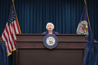 US-Notenbankchefin Janet Yellen hat die Zinsen zuletzt ein Jahr lang nicht verändert. Foto: dpa