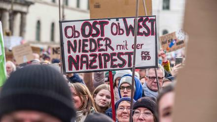 Demo gegen rechts am 21. Januar in München.