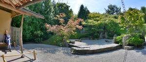 Der Japanische Garten in den „Gärten der Welt“ in Berlin-Marzahn.