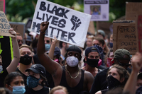 Black-Lives-Matter-Demonstranten in New York. Foto: Bryan R. Smith / AFP