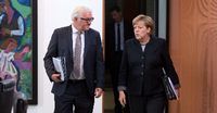 Bundeskanzlerin Angela Merkel (CDU) und Vizekanzler Olaf Scholz (SPD) Foto: dpa/Michael Kappeler