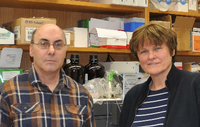 Katalin Kariko (rechts) und Drew Weissmann haben entscheidend zur Entwicklung der mRNA-Impfstoffe beigetragen, so die Jury des Lasker-Awards. Foto: University of Pennsylvania/Lasker Foundation