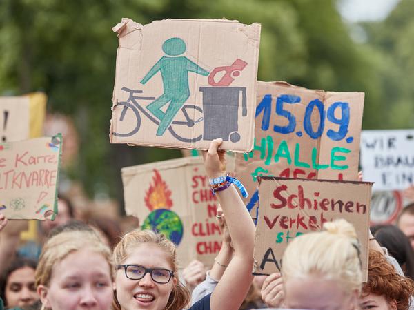 Zuletzt protestierte die Klimabewegung Fridays for Future in Lüneburg für eine Bahn-Neubaustrecke. 