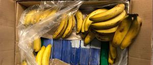 Die Bananenkisten dienen nicht zum ersten Mal als Tarnung für das weiße Pulver.