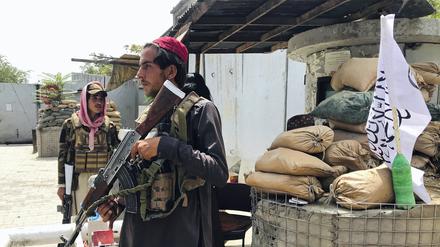 Talibankämpfer in Kabul.