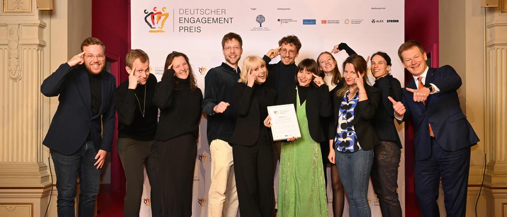 Preisverleihung Deutscher Engagementpreis am 5. Dezember im Deutschen Theater. 