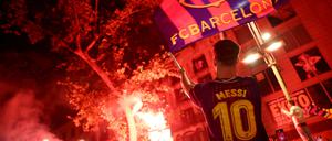 Der FC Barcelona ist zum 28. Mal Meister – und Messi schwebte mal wieder über allem.