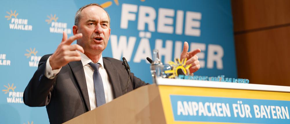 Hubert Aiwanger ist Bundesvorsitzender der Freien Wähler. Am 8. Oktober wird in Bayern gewählt.