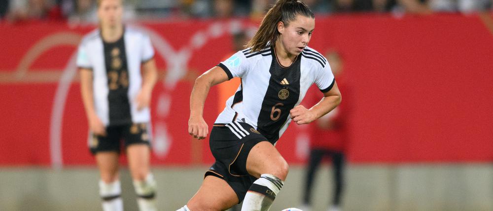 Lena Oberdorf könnte in die Startelf zurückkehren. Das wäre wichtig für das Spiel gegen Kolumbien.