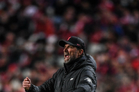 Liverpools Jürgen Klopp kann schon mal langsam fürs Halbfinale der Champions League planen. Foto: Patricia de Melo Moreira/AFP