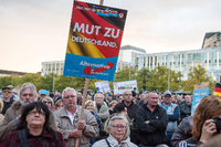 Wahlkampfkundgebung der AfD in Magdeburg. Foto: imago/Christian Ditsch