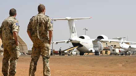 Noch etwa 700 Bundeswehrsoldaten sind im Rahmen der Minusma in Gao in Mali stationiert. 
