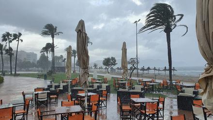 Starkregen gab es vor allem im Südwesten der spanischen Mittelmeerinsel Mallorca (hier im Februar 2023).