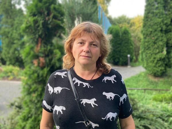 Lyudmyla ist Mutter eines gefangenen ukrainischen Soldaten.