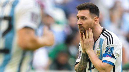 Lionel Messi war schwer am Verzweifeln.