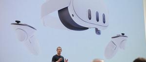 Mark Zuckerberg, der Gründer von Facebook will mit seinem Konzern Meta neue Ideen vorantreiben. 