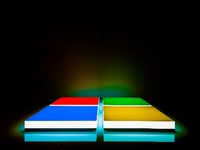 Das liegende Microsoft-Logo Foto: Thomas Hawk/flickr