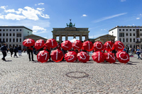 #MillionsMissing Deutschland bei der Protestaktion in Berlin am 12.05.2019. Foto: #MillionsMissing Deutschland