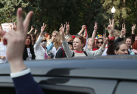 Vor allem Frauen protestierten in Minsk. Foto: imago images/ITAR-TASS