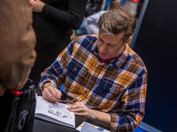 Comiczeichner Todd Nauck war 2023 zu Gast auf der Manga-Comic-Con in Leipzig.