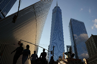 Das World Trade Center in New York, 20 Jahre nach 9/11 Foto: Chip Somodevilla/AFP