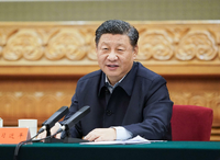 Der chinesische Präsident Xi Jinping Foto: imago images/Xinhua/Shen Hong 