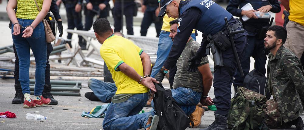 Im Januar randalierten Bolsonaro-Anhänger im Regierungsviertel.