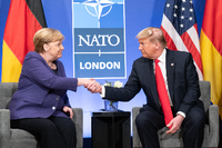 Bundeskanzlerin Angela Merkel und US-Präsident Donald Trump. Foto: imago images/ZUMA Press