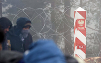 Der Migrationskonflikt an der polnisch-belarussischen Grenze eskaliert. Westliche Staaten fordern Lukaschenko zum Einlenken auf. Foto: Imago