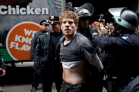 Ein Occupy-Wall-Street-Demonstrant, New York 2011. Foto: AFP