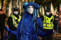 Demonstration für mehr Klimaschutz in Glasgow Foto: Imago/Zuma Press/Andrew Milligan