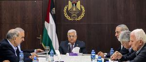 Die Palästinensische Autonomiebehörde um Mahmut Abbas dominierte zuletzt nur noch im Westjordanland.  